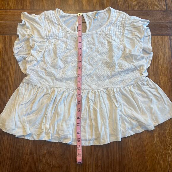 Lucky Brand Embroidered Dolman Top M - Boho Chic! - Picture 14 of 14